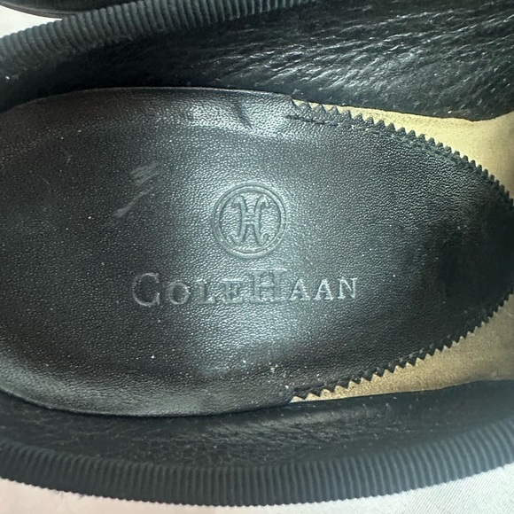 Cole Haan Jaynie suede black wedge shoes size 6 - Picture 8 of 11